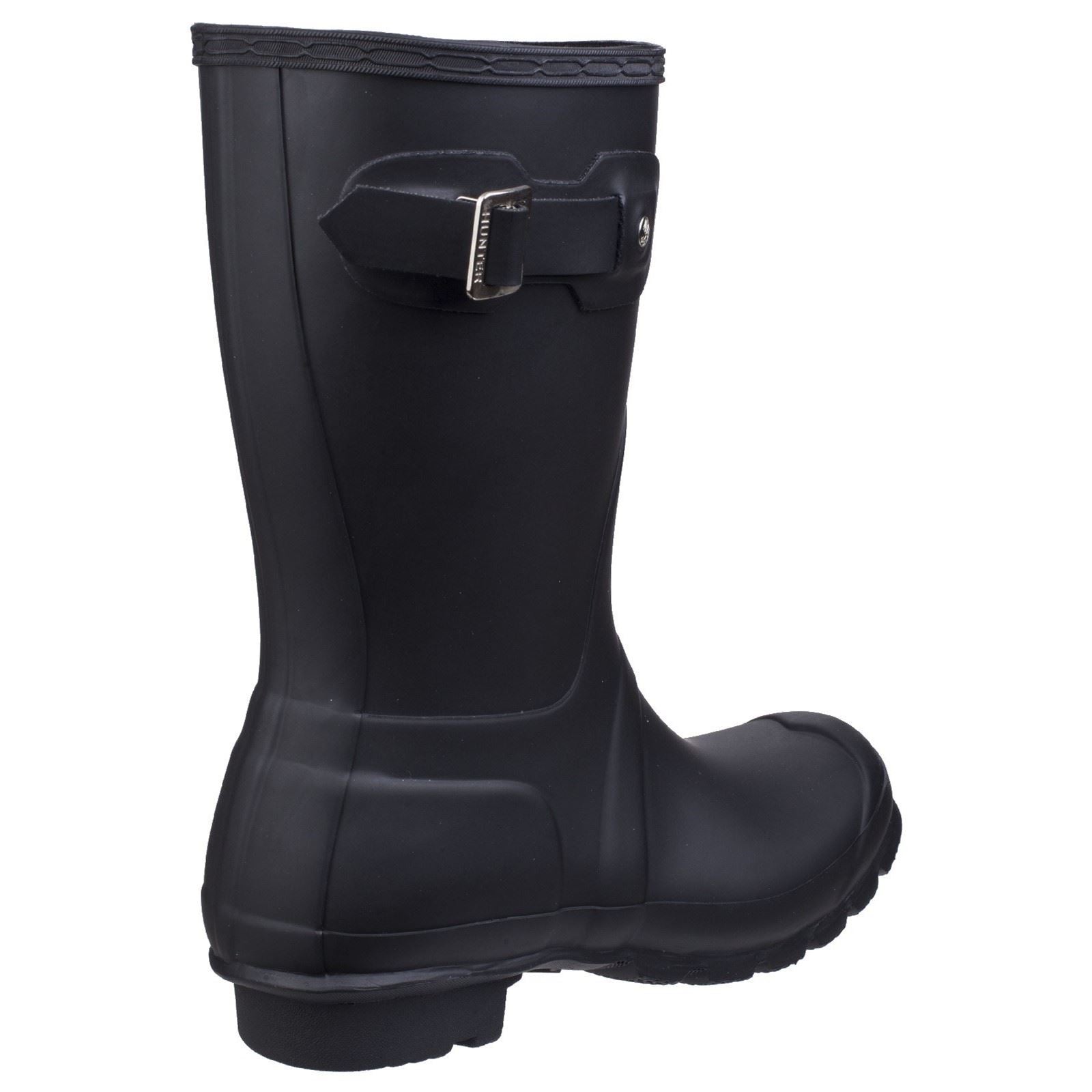 Hunter Original Short Bottes En Caoutchouc Pour Femmes, Noires