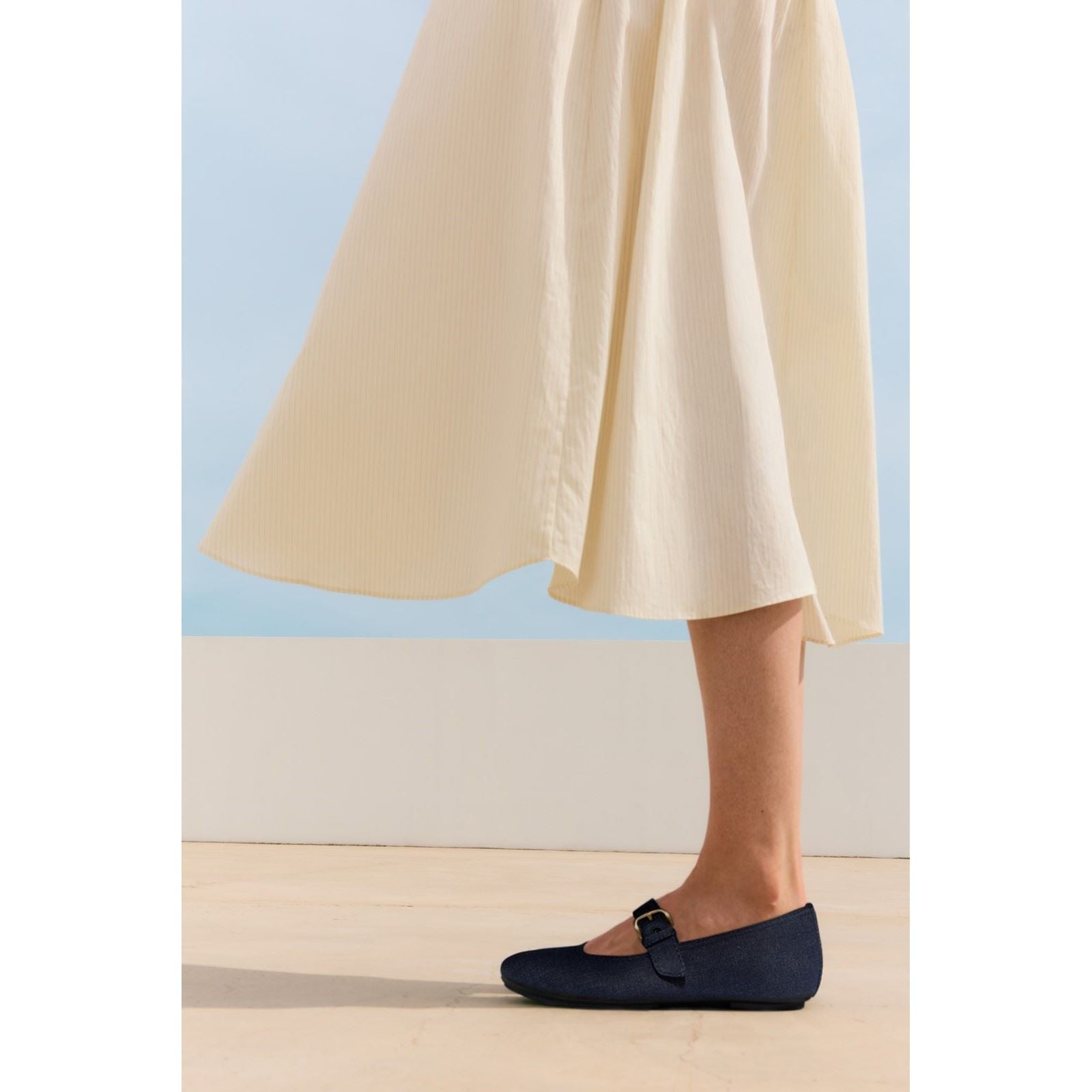 Fitflop Delicato Chaussures En Denim Foncé Pour Femmes En Polyester