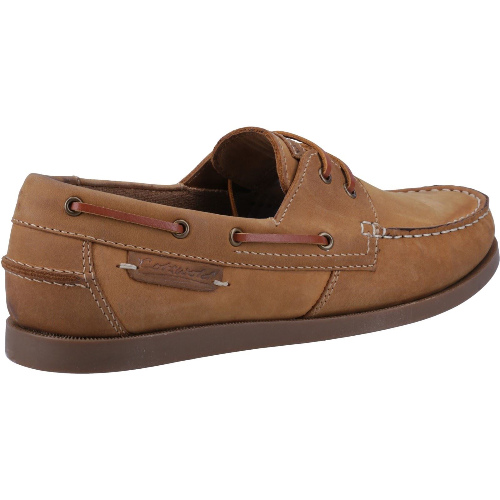 Cotswold Bartrim Chaussures Bateau En Cuir Pour Homme Couleur Chameau