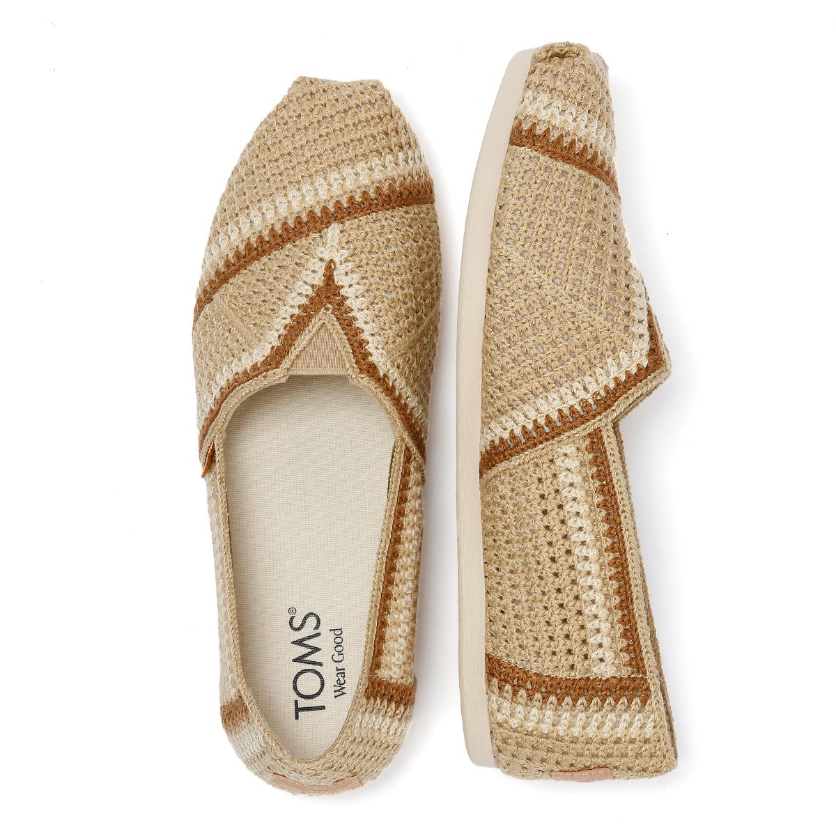 TOMS Alpargata Classic Espadrilles En Coton Pour Femmes Beige