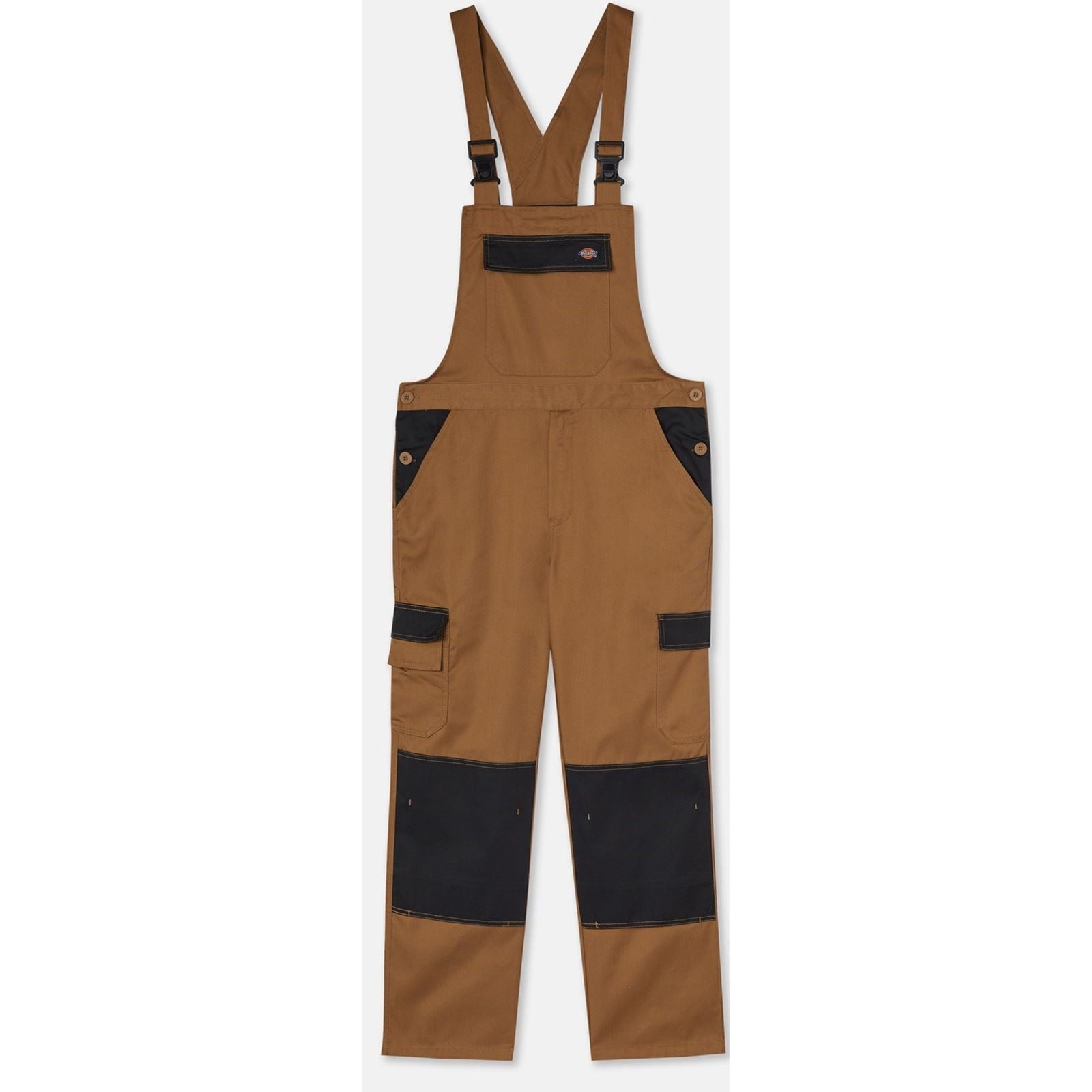Dickies Everyday Bib and Brace Salopette De Travail En Polyester Pour Homme Marron