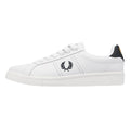 Fred Perry Cupsole Baskets Blanches En Cuir Pour Hommes