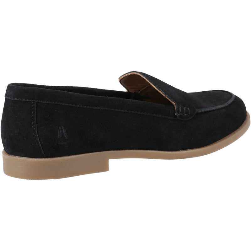 Hush Puppies Natasha Mocassins Noirs Pour Femmes En Cuir