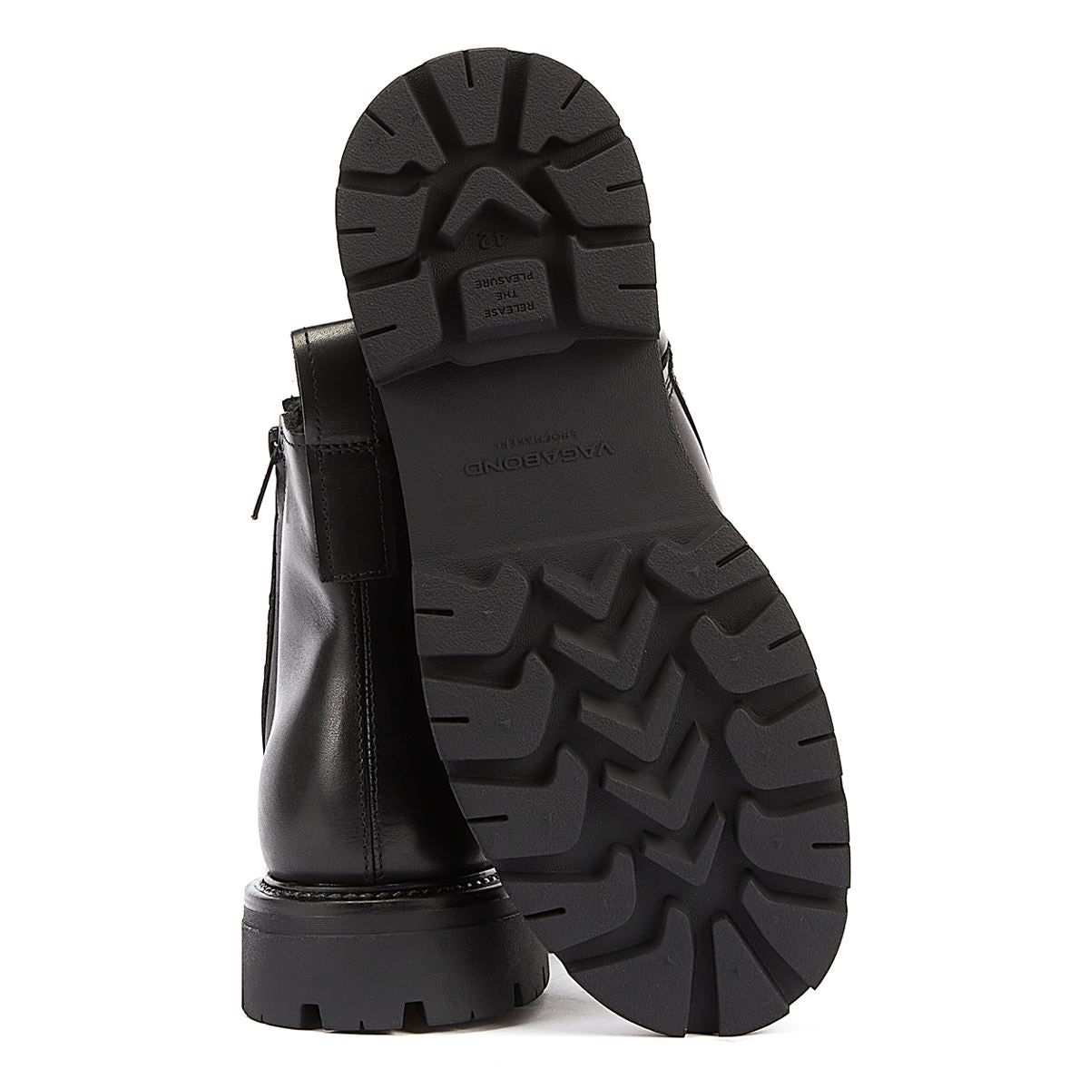 Vagabond Bottes Noires À Lacets Pour Homme Cameron