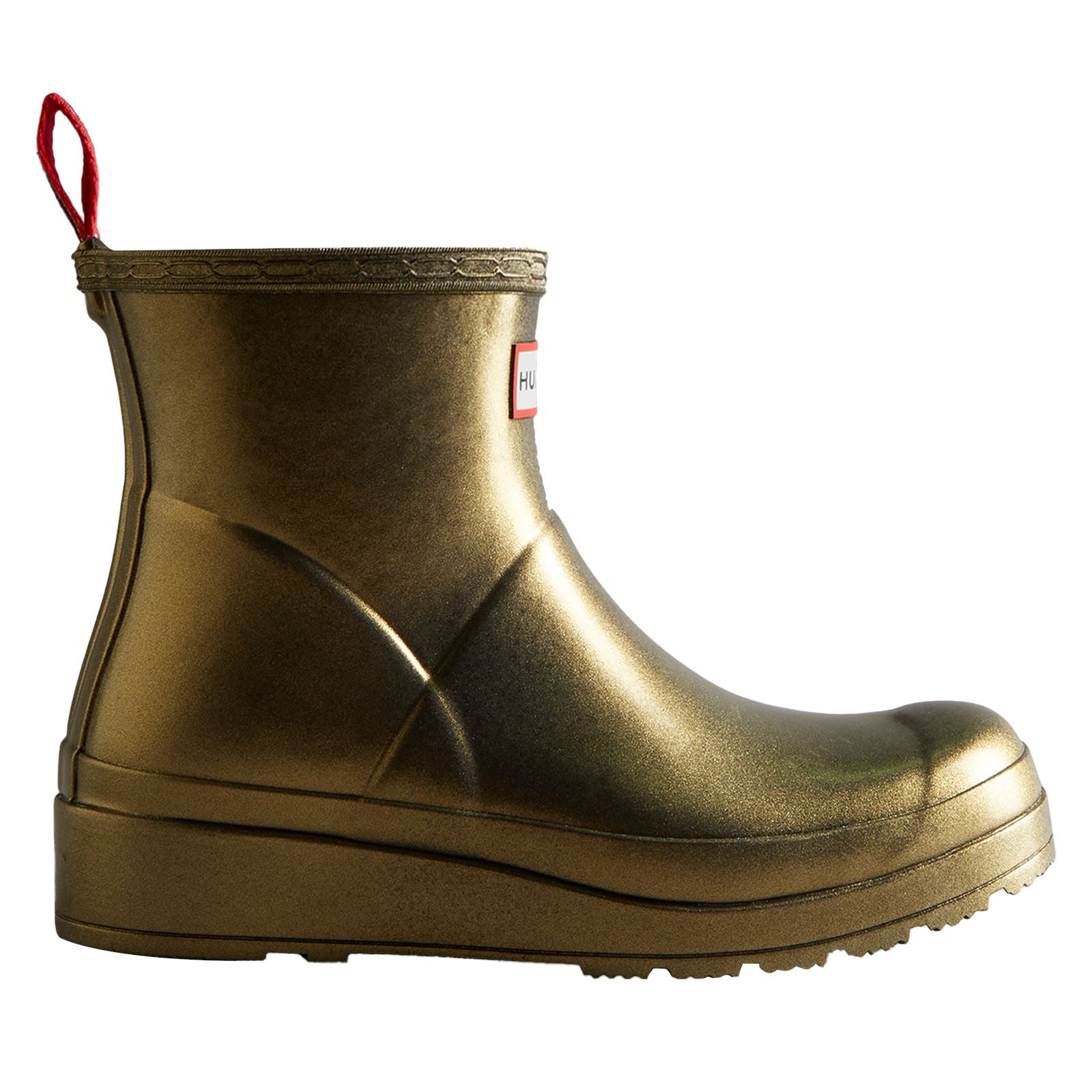 Hunter Nebula Play Bottes De Pluie En Caoutchouc Doré Pour Femmes