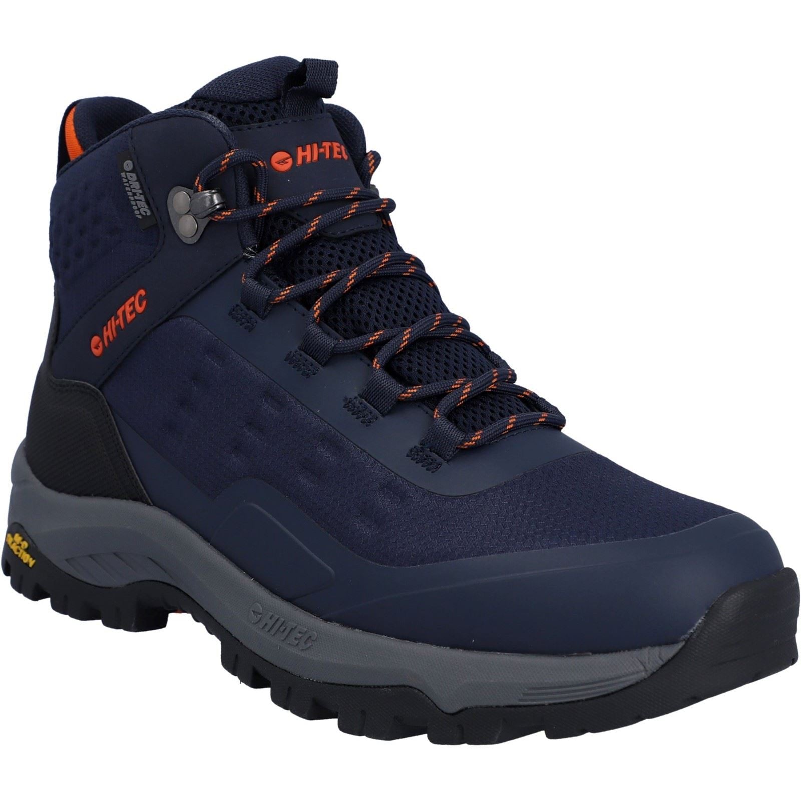 Hi-Tec Storm Expedition Sport Bottes De Randonnée Homme En Polyuréthane Bleu Marine/orange