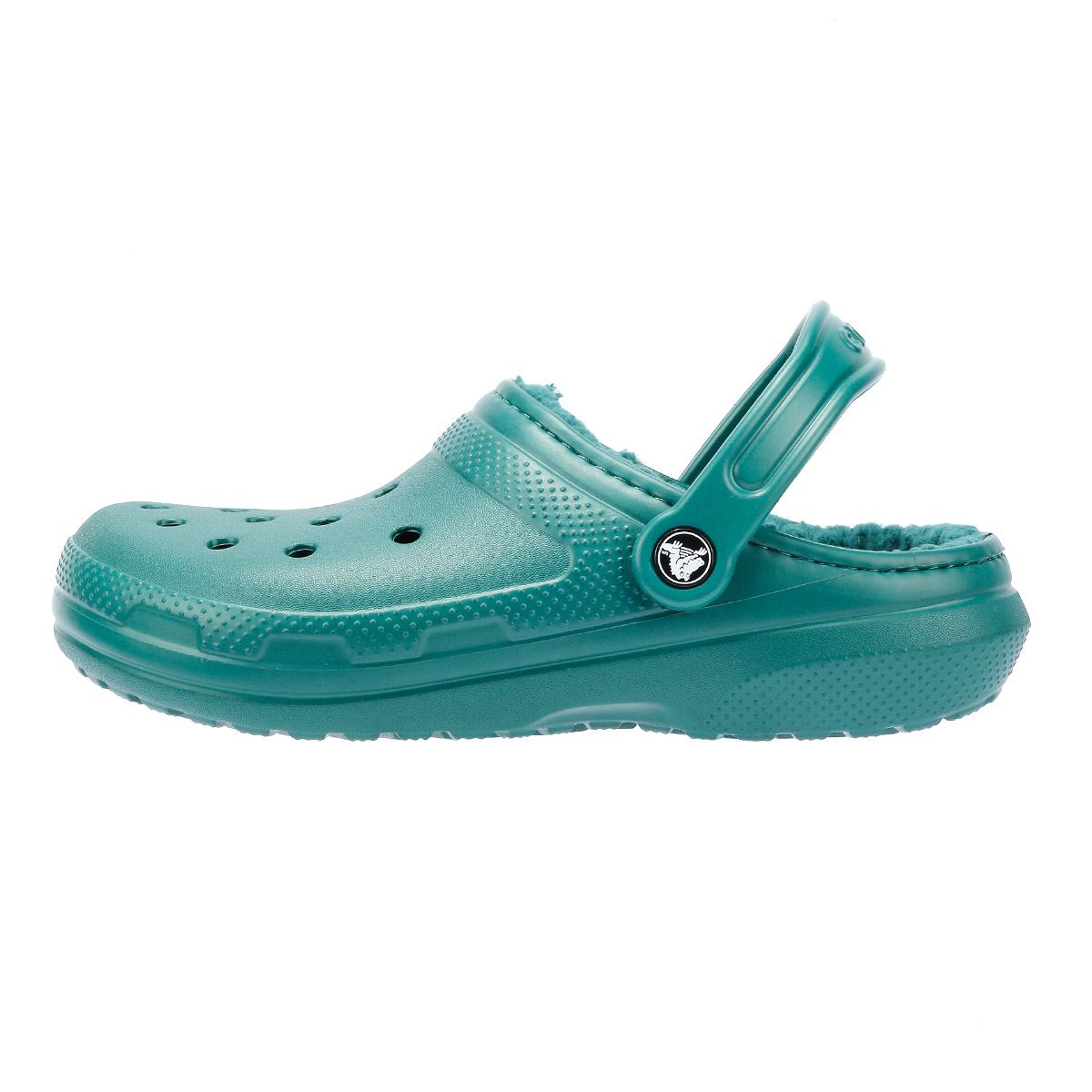 Crocs Classic Lined Sandales Vertes Pour Femmes