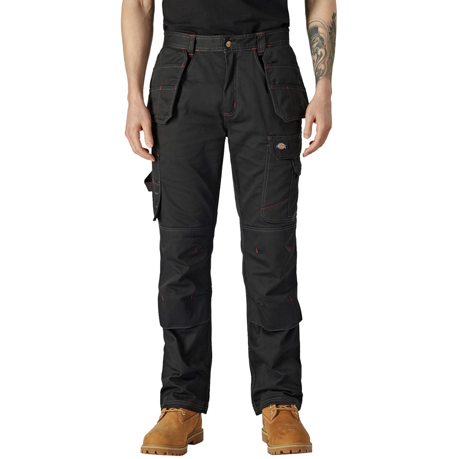 Dickies Redhawk Pro Pantalons De Plein Air Pour Hommes En Polyester Noirs