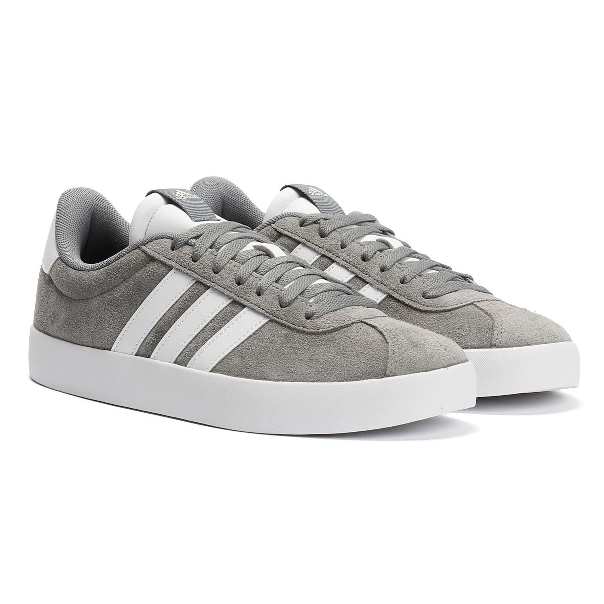 Adidas VL Court 3.0 Baskets En Cuir Pour Hommes Grises