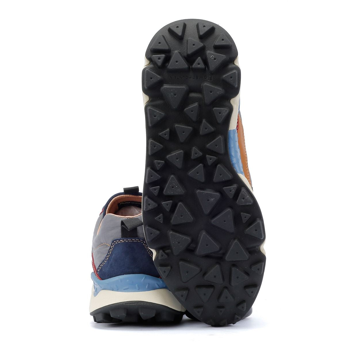 Flower Mountain Lenzan Baskets Bleu En Daim Pour Hommes