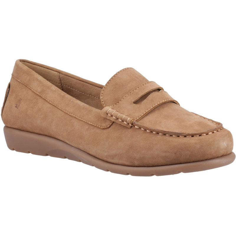 Hush Puppies Shelby Femmes Suède Mocassins Beige
