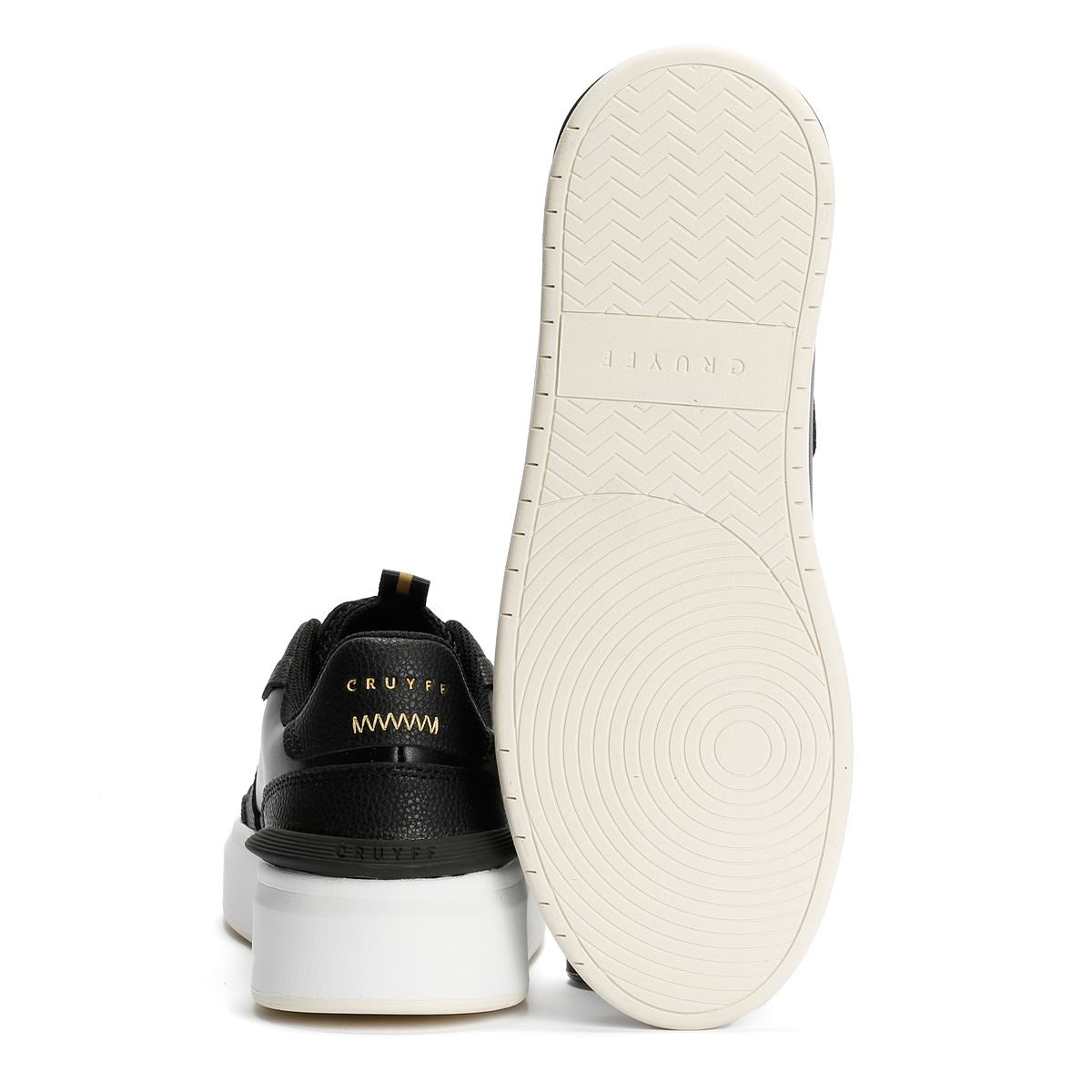 Cruyff Endorsed Tennis Baskets En Cuir Noir Pour Hommes