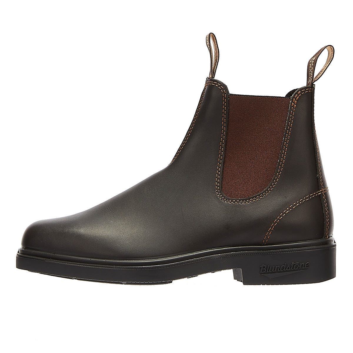 Blundstone Robe Chelsea Avec Des Bottes Marron Foncé.