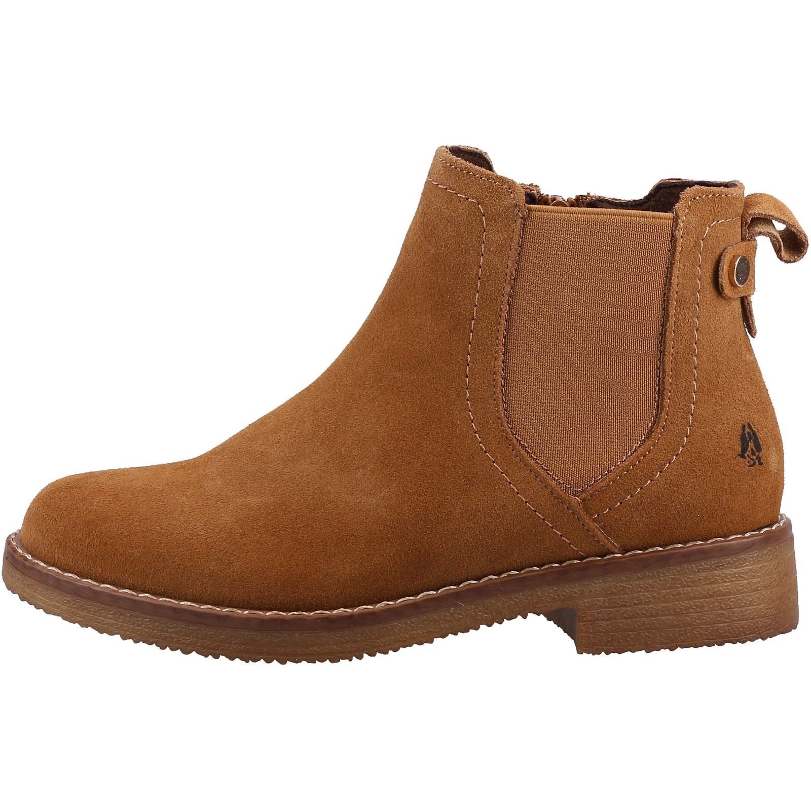 Hush Puppies Maddy Bottes En Daim Pour Femme En Couleur Beige