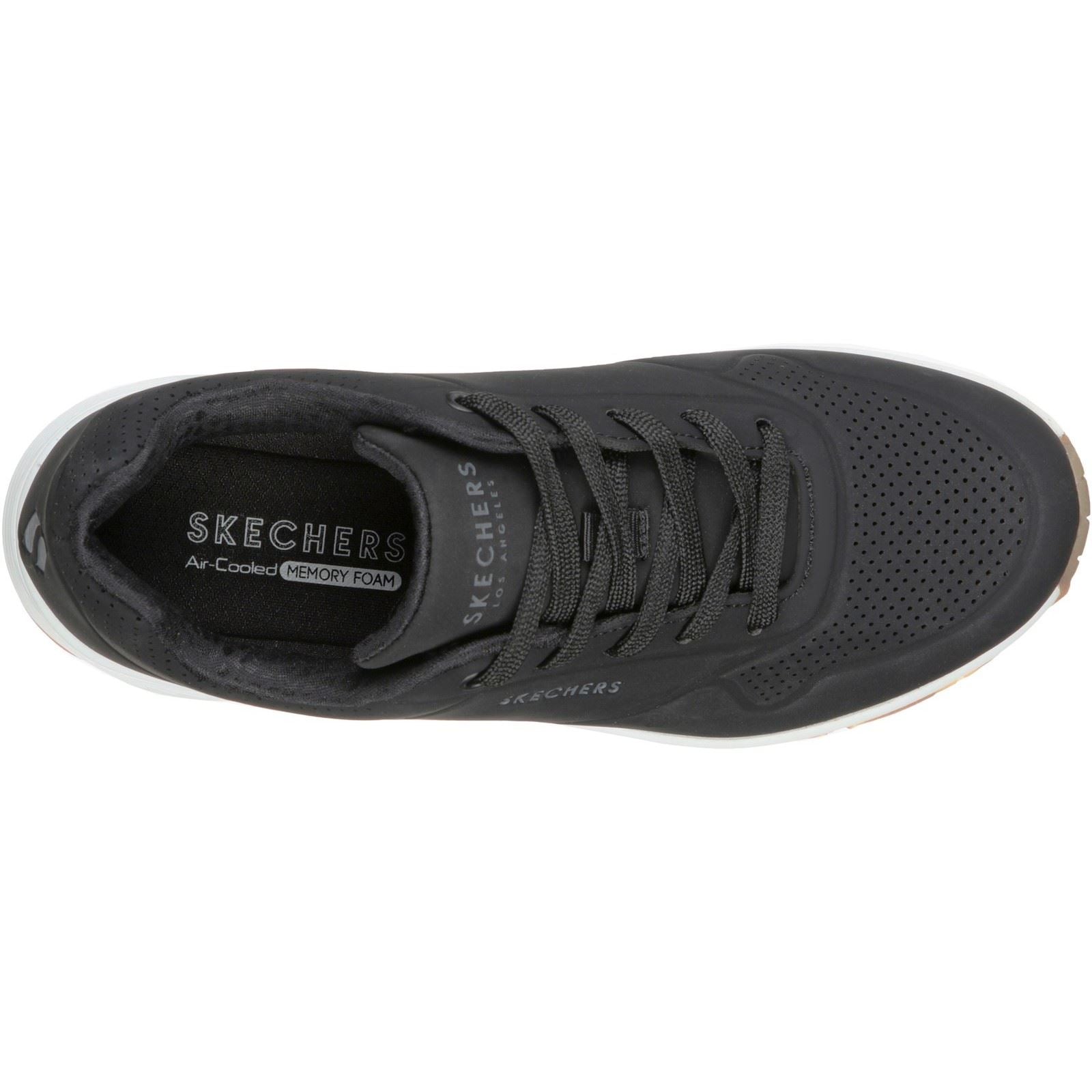 Skechers Uno Stand On Air Sneakers Noires Pour Femmes En Synthétique