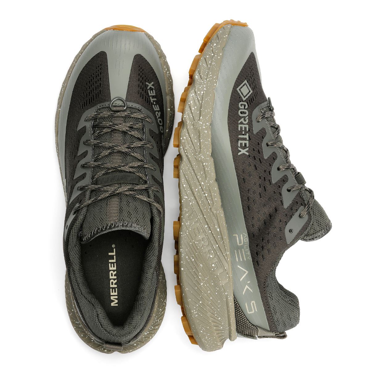 Merrell Agility Peak 5 Gore-Tex Baskets Grises Pour Hommes