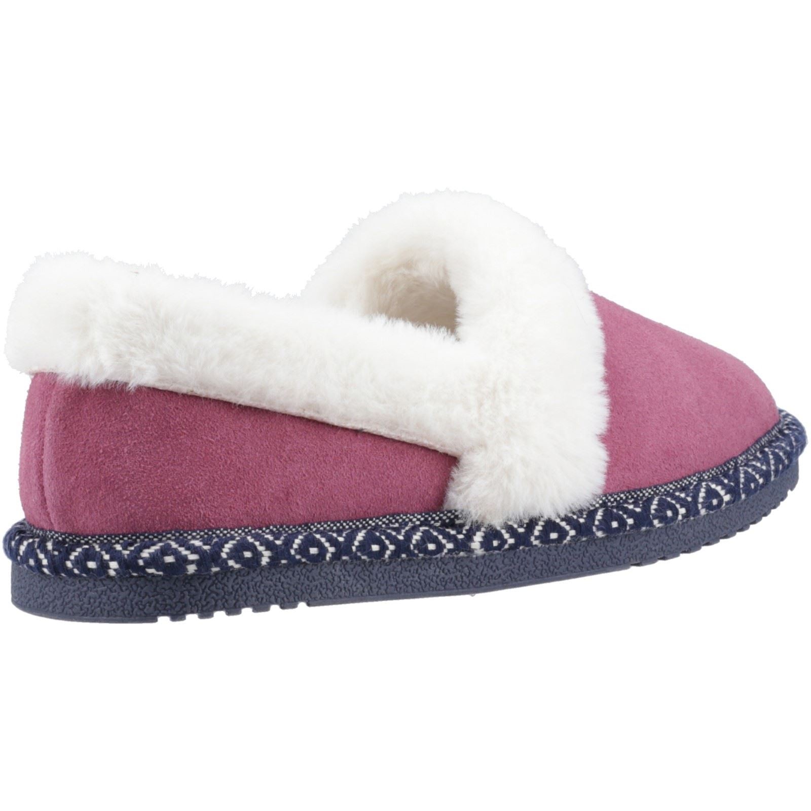 Hush Puppies Ariel Chaussons Roses Pour Femmes En Suède