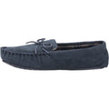 Hush Puppies Clyde Chaussons Navy Pour Homme En Suède