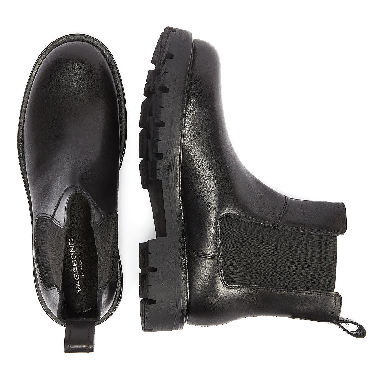Vagabond Bottes Noires Pour Hommes Cameron Chelsea