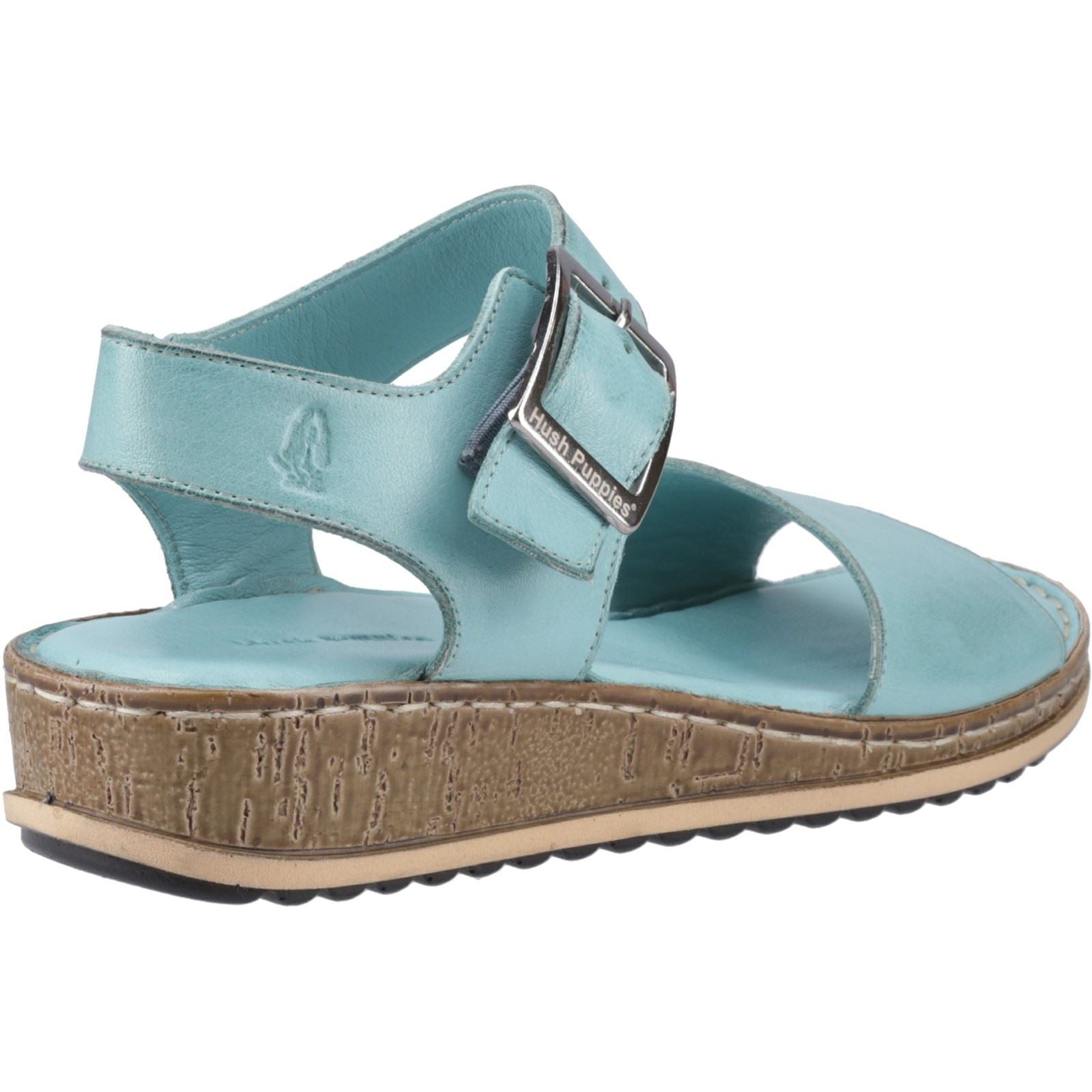 Hush Puppies Ellie Sandales Aqua Pour Femme En Cuir