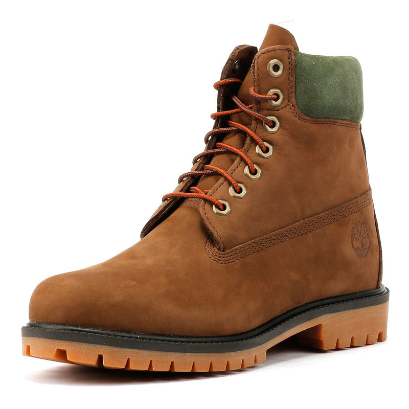 Timberland Premium 6 Inch Bottes Pour Hommes En Nubuck Marron