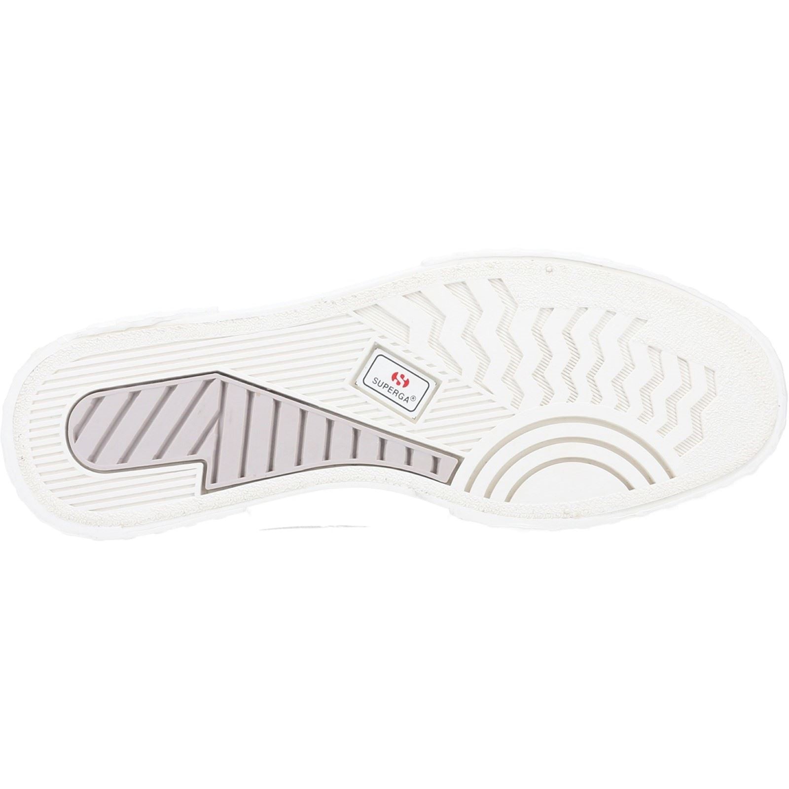 Superga 2630 Stripe Baskets Colomba Pour Femmes En Coton 100% Gris