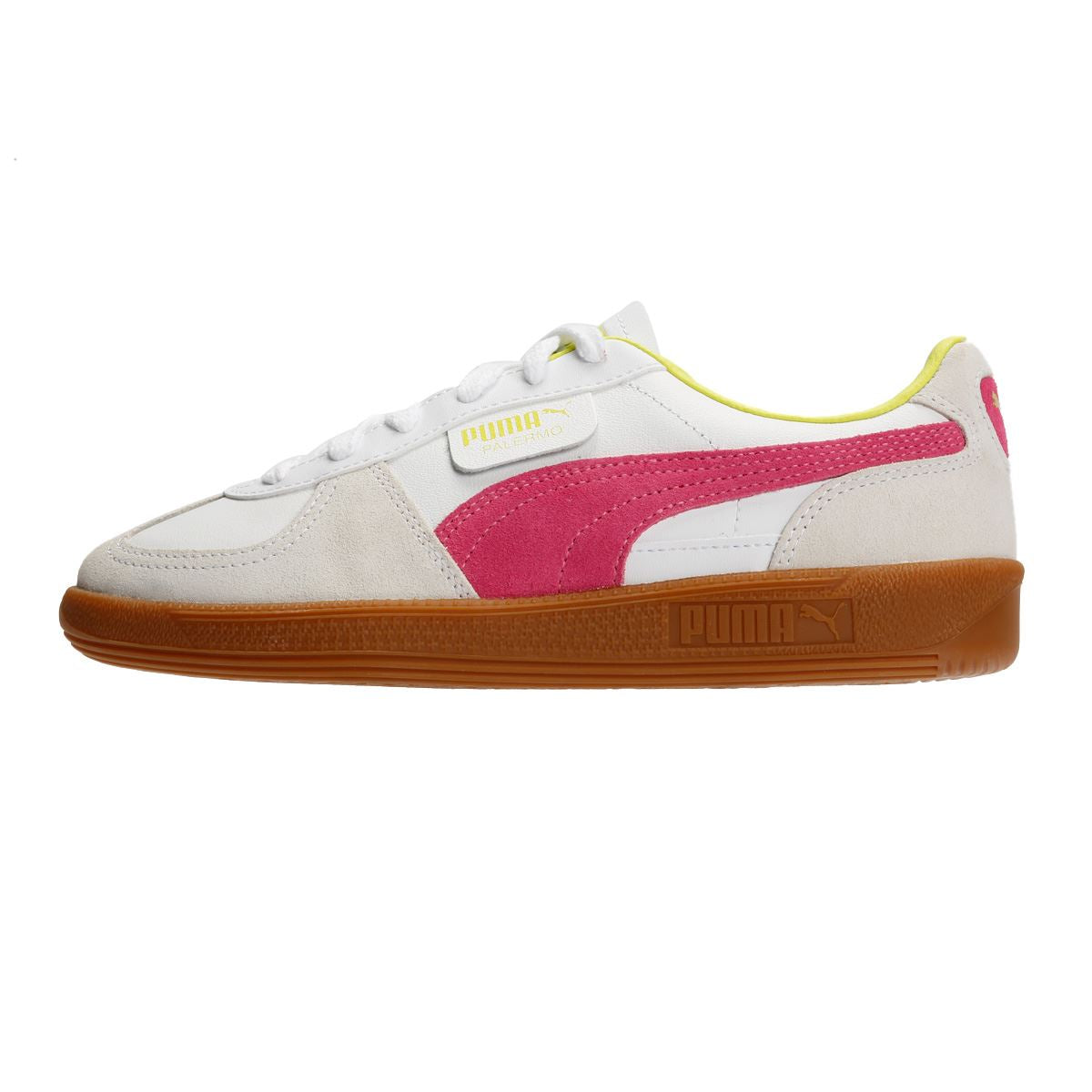 Puma Palermo Baskets Blanches En Cuir Pour Femmes