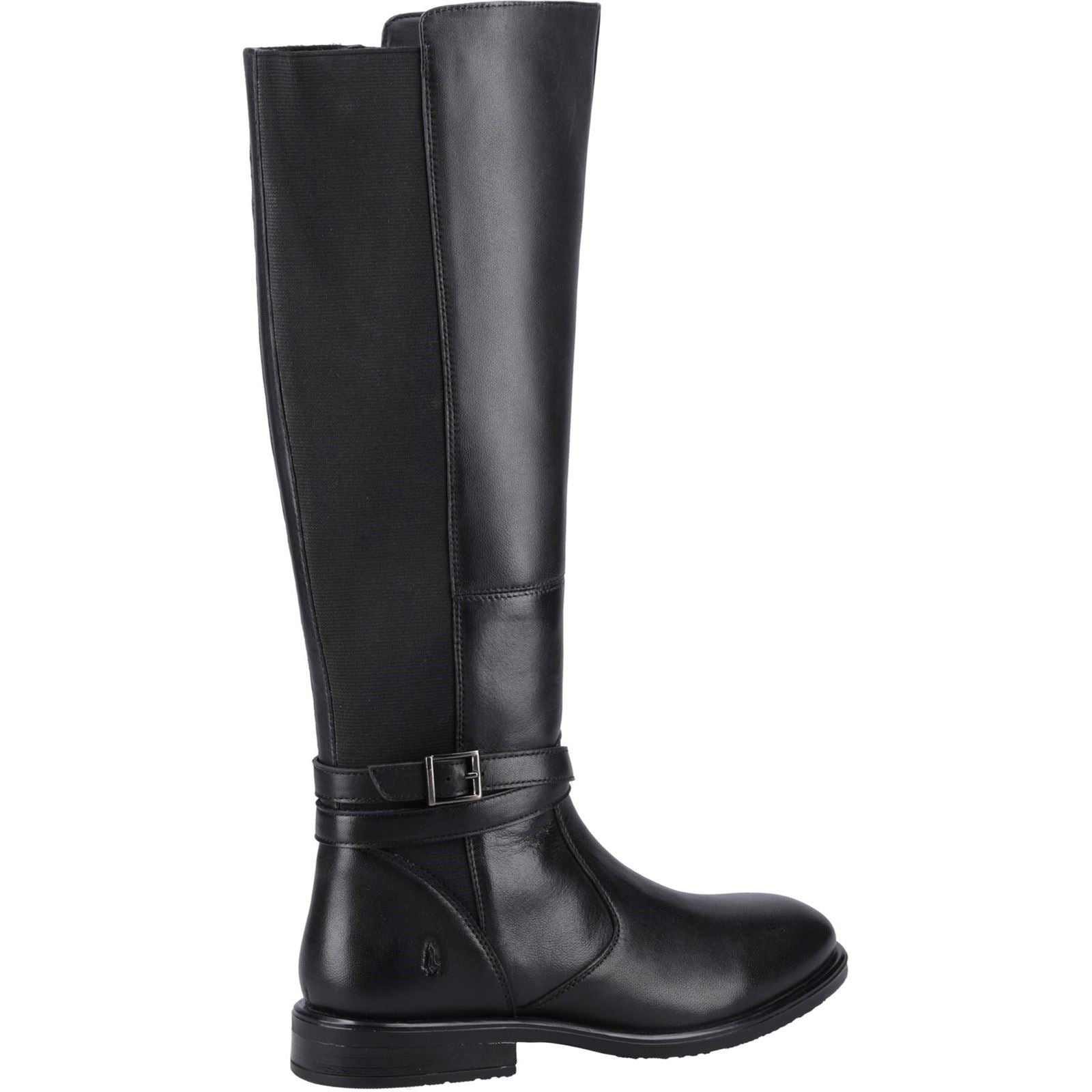 Hush Puppies Victoria Bottes En Cuir Noires Pour Femmes