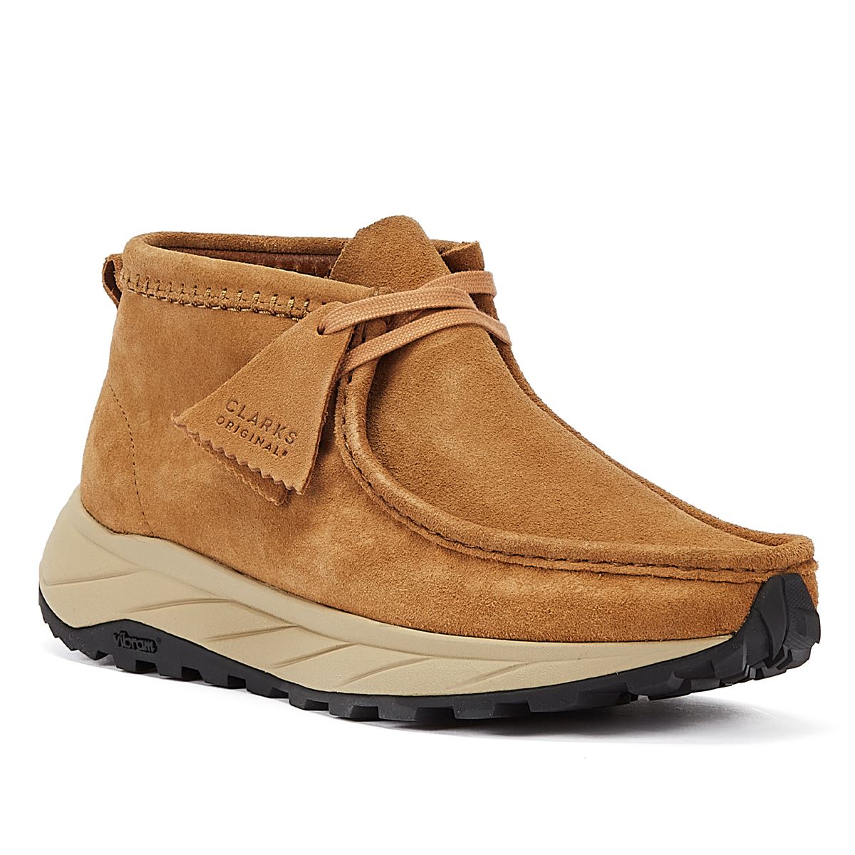 Clarks Originals Wallabee Eden Suede Chaussures à lacets marron pour hommes