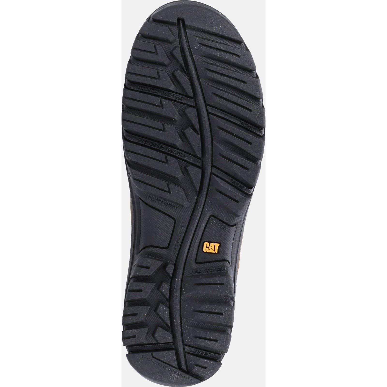 Caterpillar  Bottes De Sécurité En Cuir Brun Framework Seal