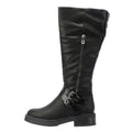 Blowfish Malibu Virtue 2 Bottes noires pour femmes en similicuir.