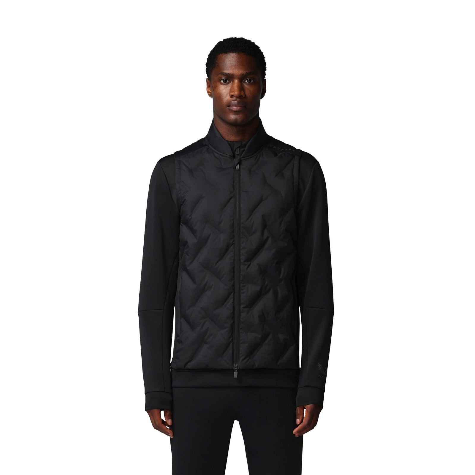 Castore Hybrid Gilets Noirs Pour Hommes