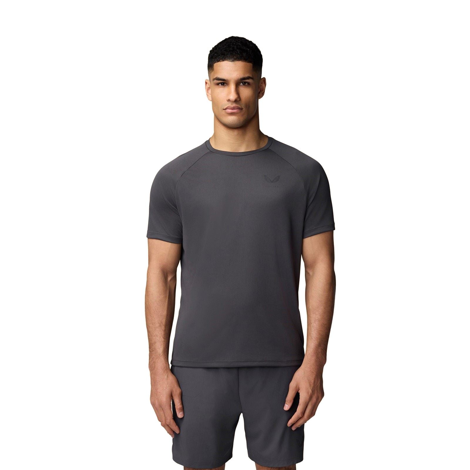 Castore Adapt Training T-Shirt De Sport Gris En Polyester Pour Hommes