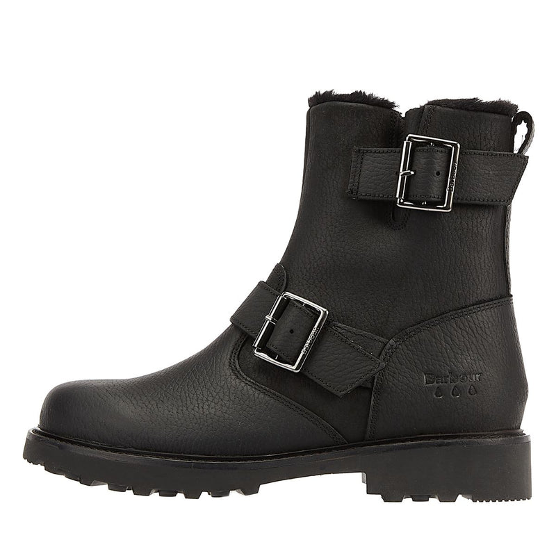 Barbour Bottes Noires Pour Femmes Derwent