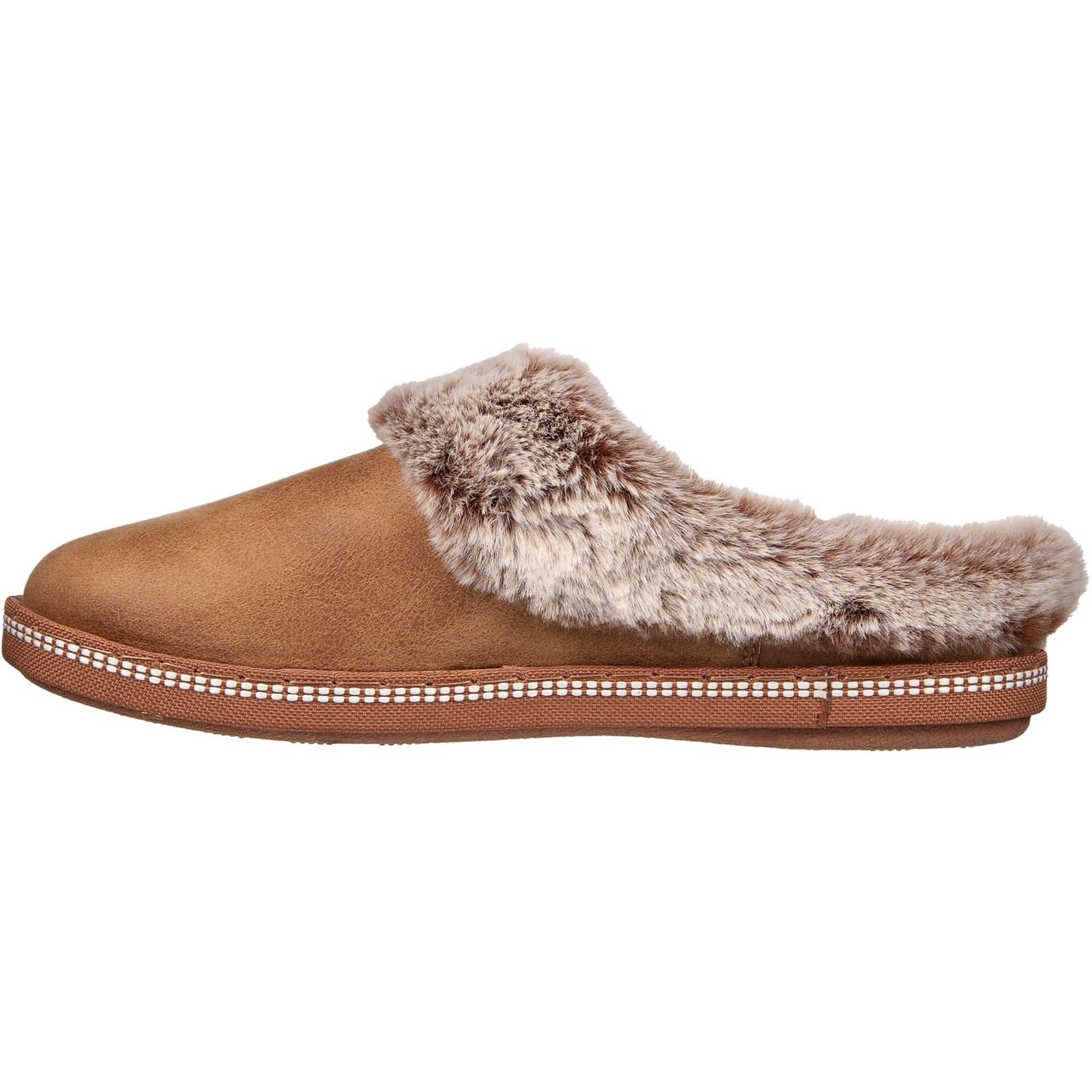 Skechers Cozy Campfire Lovely Life Chaussons En Synthétique Pour Femme, Couleur Châtaigne