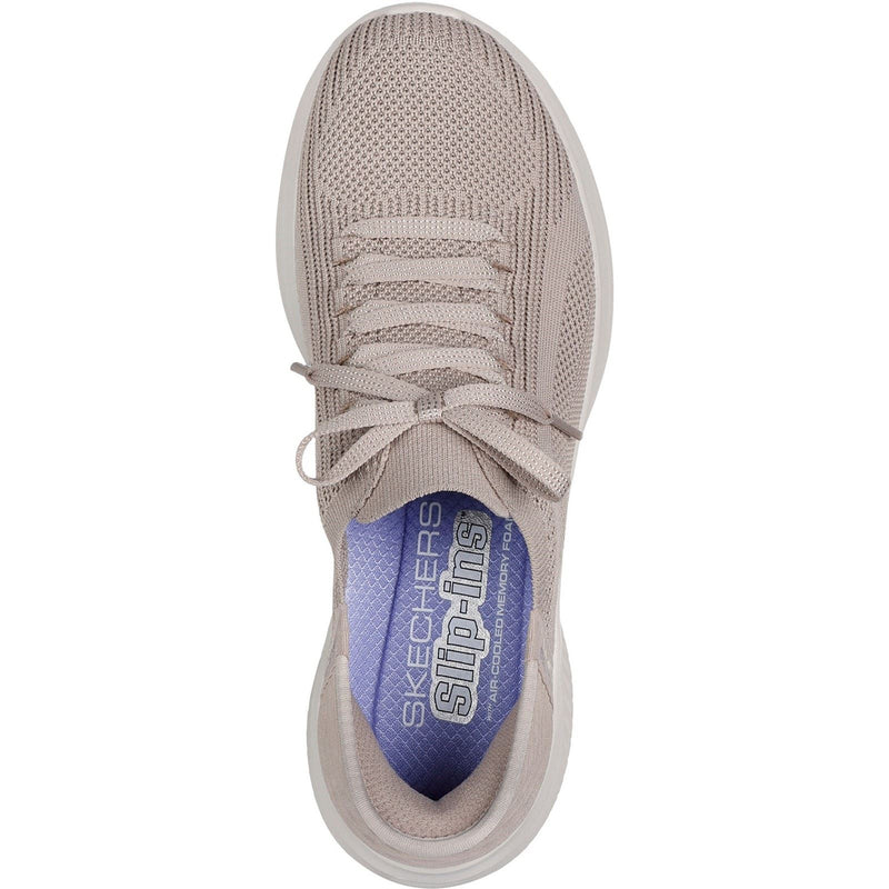 Skechers Ultra Flex 3.0 Brilliant Path Sneakers En Toile Pour Femmes Taupe
