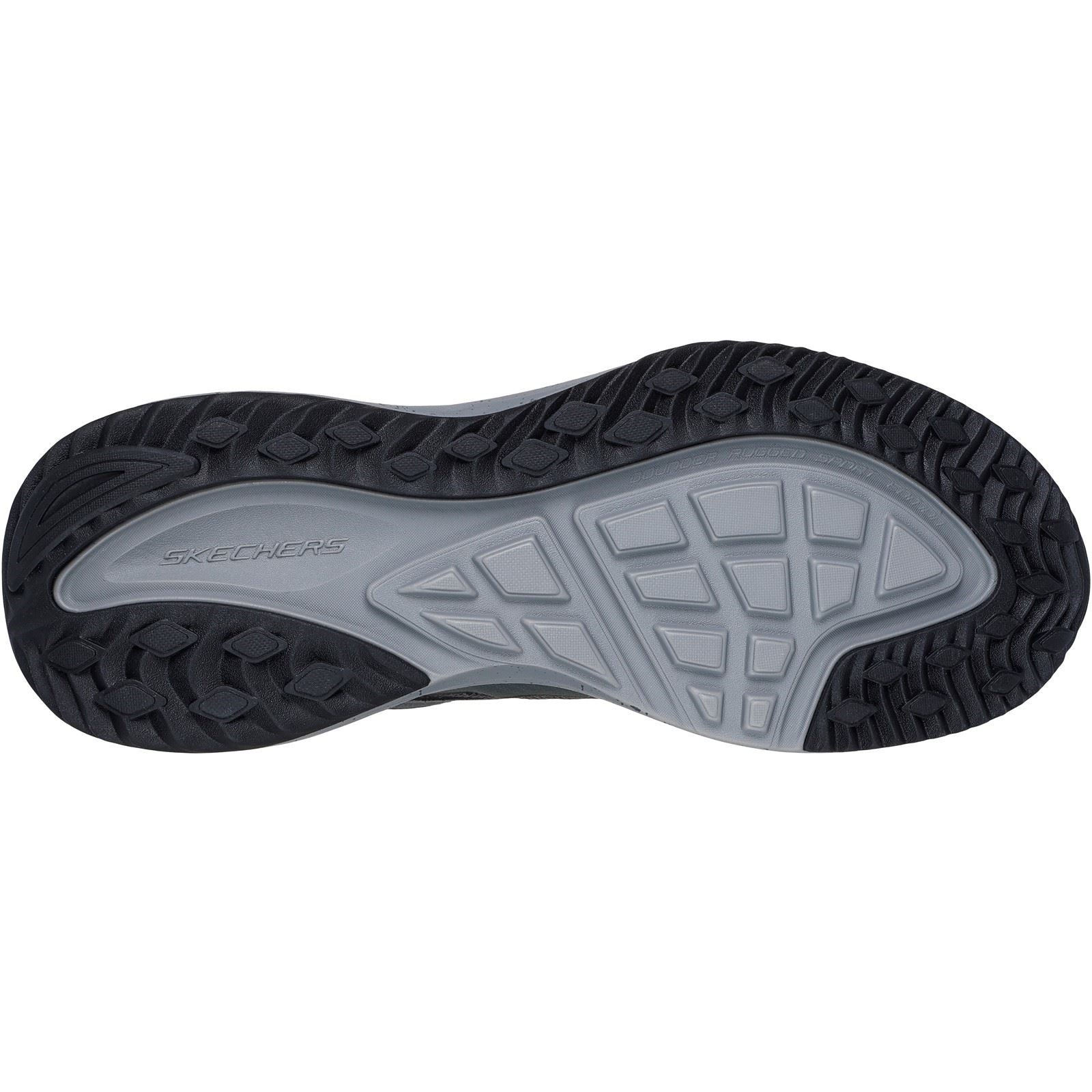 Skechers Bounder Rse Bottes De Randonnée En Cuir Pour Hommes, Charbon/Lime
