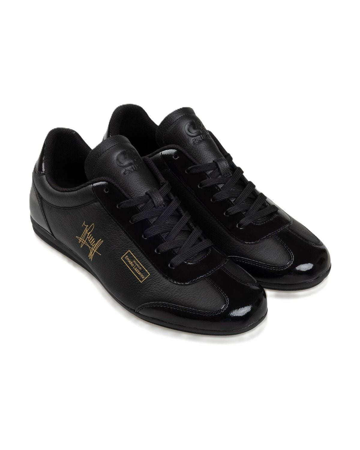 Cruyff Recoupa Baskets Noires En Cuir Pour Hommes