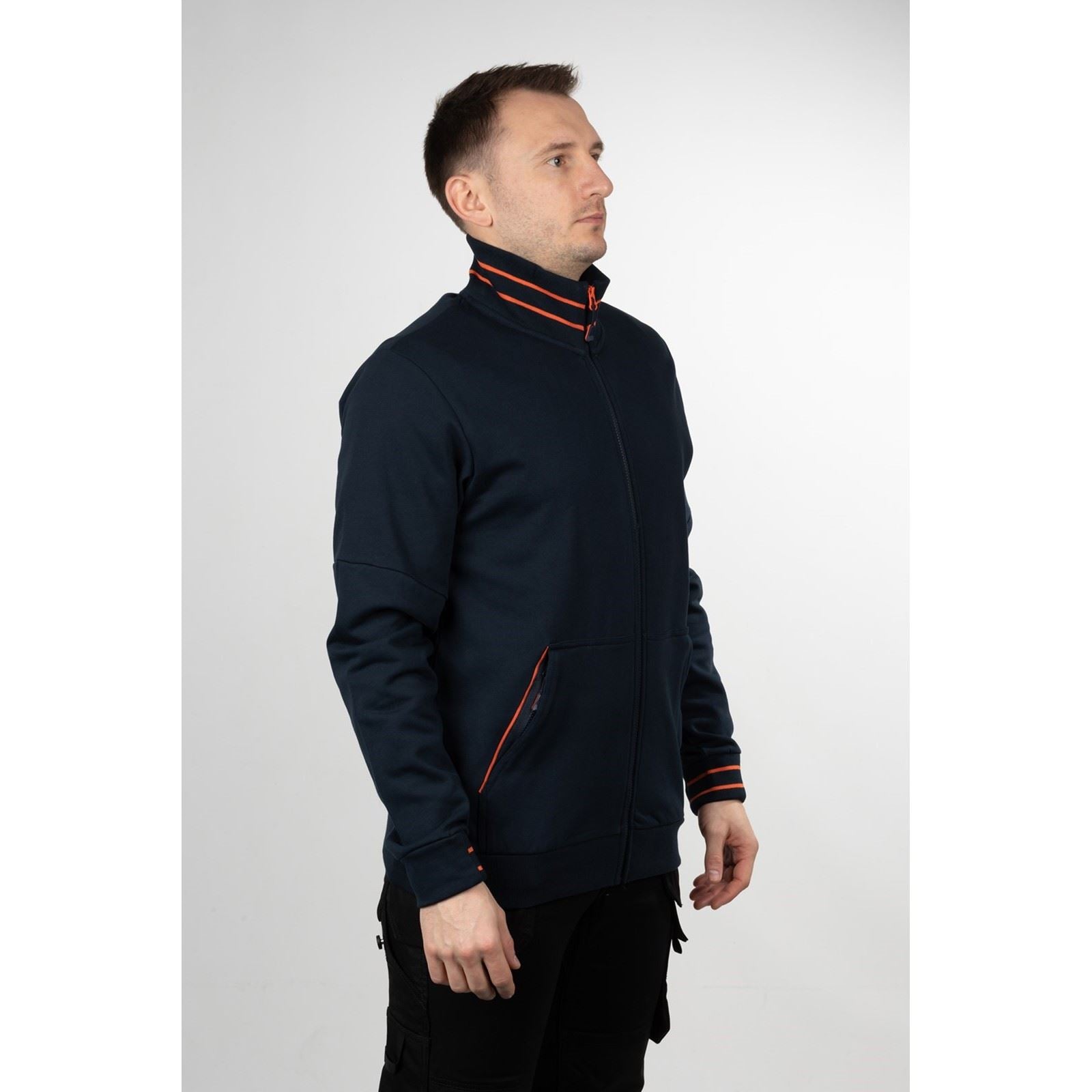 Helly Hansen Workwear Kensington Zip Sweatshirt Bleu En Coton Pour Homme