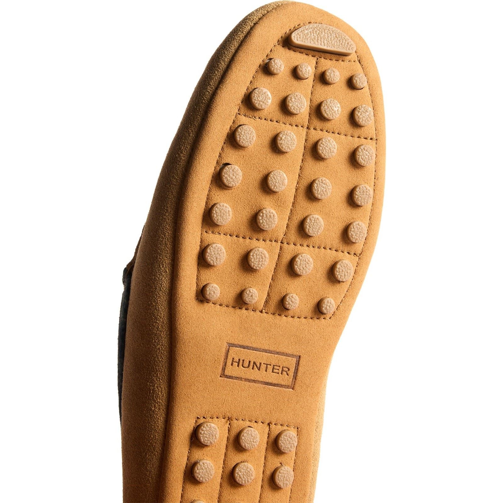 Hunter Moccassin Chaussons Biscuit En Suède Pour Hommes