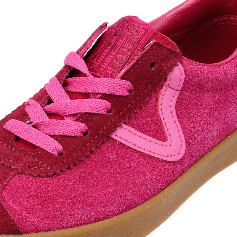 Vans Sport Low Baskets Femme En Daim Rose