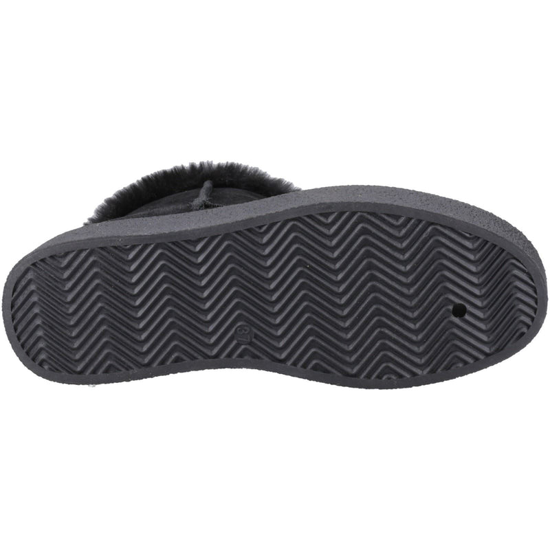 Hush Puppies Becca Mid Femmes Bottes Noires En Suède