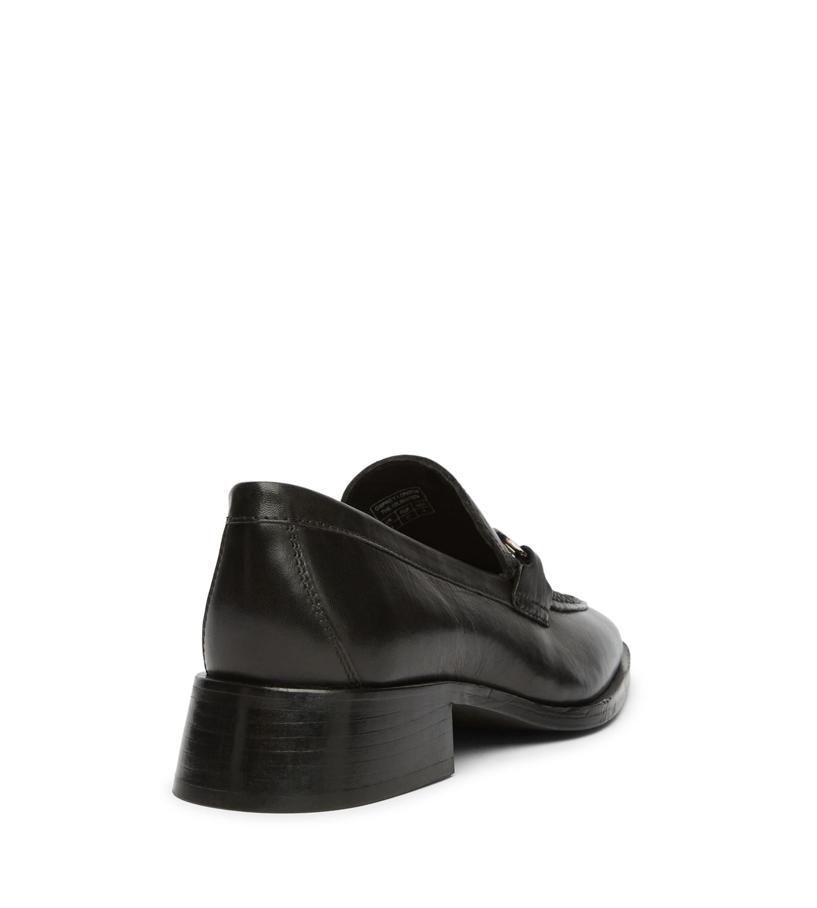 Osprey London The Islington Mocassins En Cuir Pour Femmes Noirs