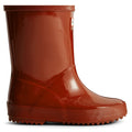 Hunter Kids First Gloss Bottes En Caoutchouc Militaires Rouge Wellington