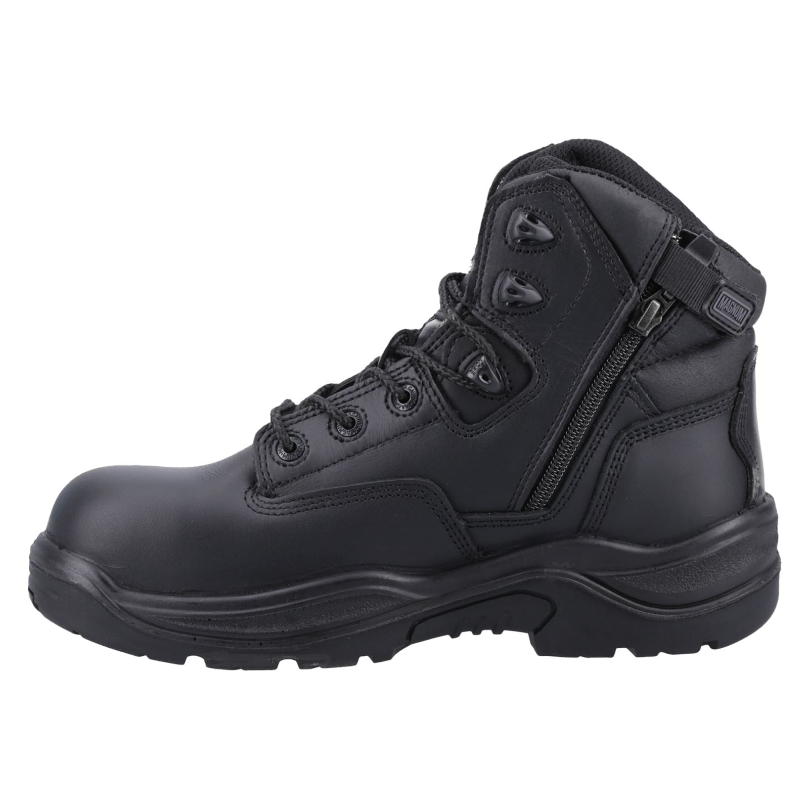 Magnum  Bottes De Sécurité En Cuir Noir Responder