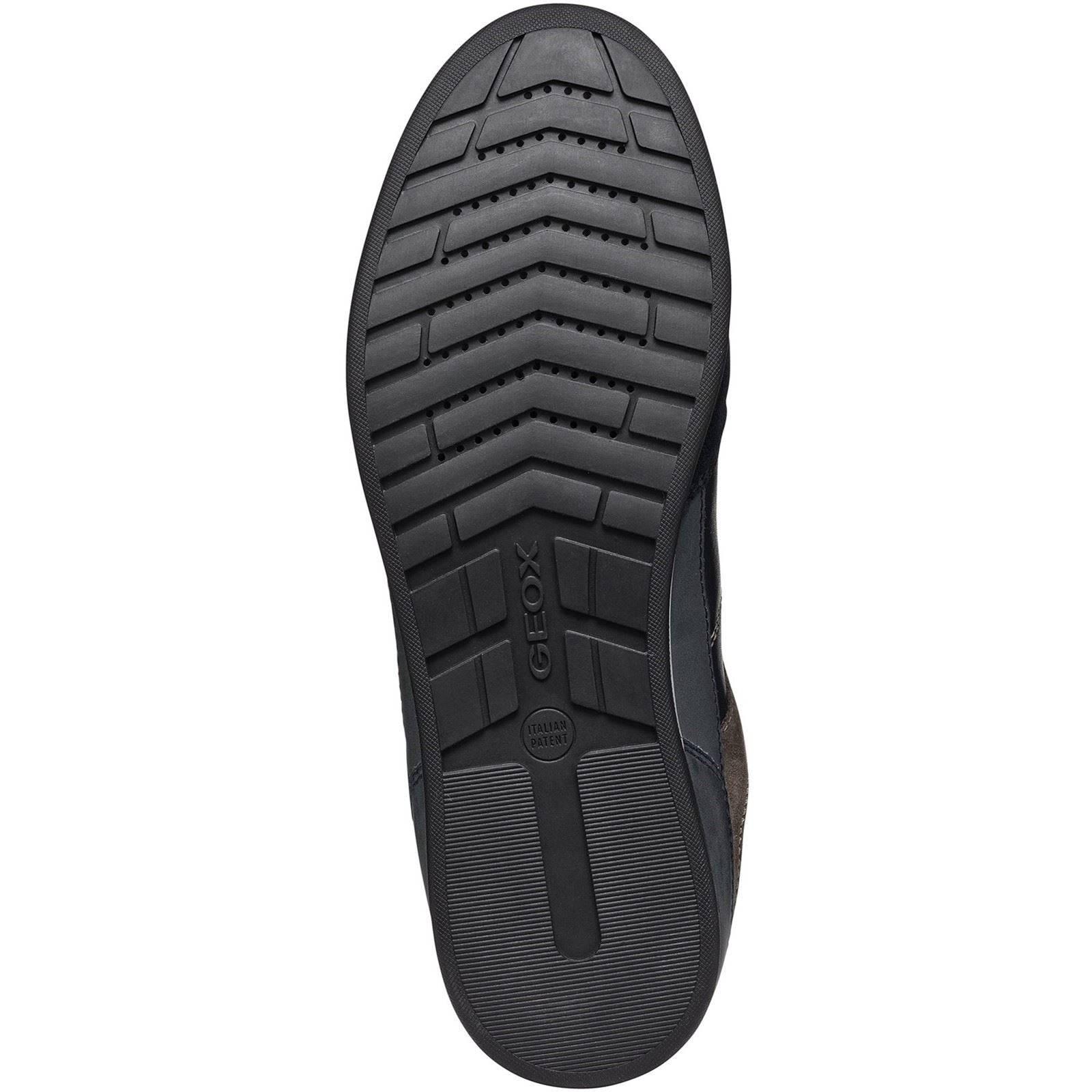 Geox U Renan B Baskets Navies/Grey Pour Hommes Suede
