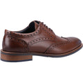 Hush Puppies Dustin Brogue Chaussures De Ville En Cuir Pour Homme De Couleur Chocolat