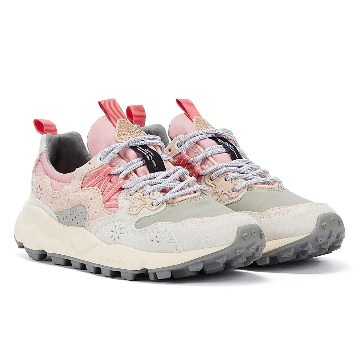Flower Mountain Yamano 3 Baskets En Daim Rose/Gris