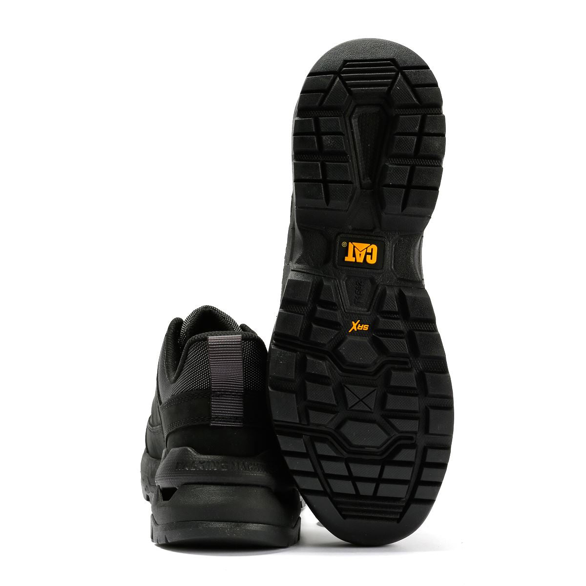 Caterpillar Surge Hiker Lo Waxy Chaussures À Lacets Noires En Nubuck Pour Homme