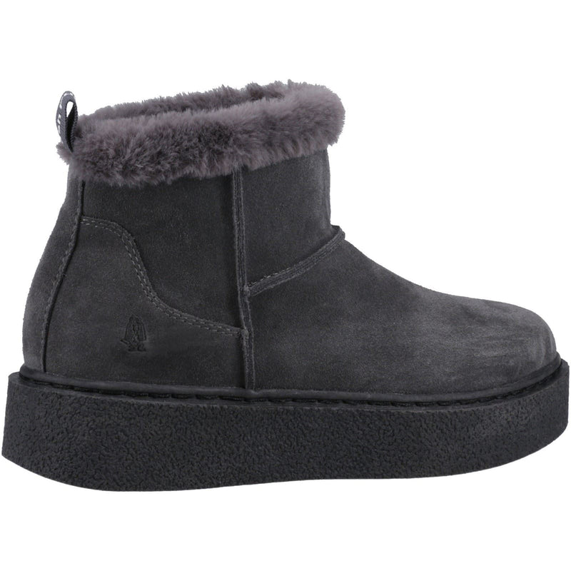 Hush Puppies Becca Bottes D'hiver Pour Femmes En Suède Couleur Anthracite